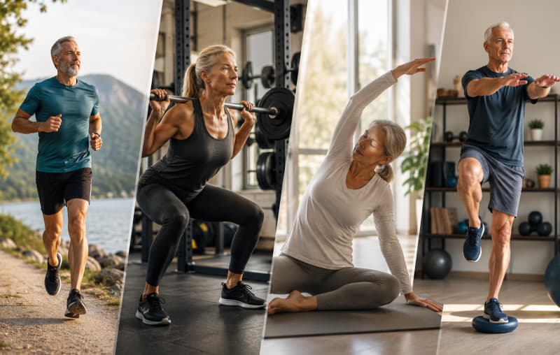 Sport e Longevità: le 4 attività fisiche per mantenersi giovani