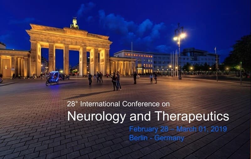 28th World Congress on Neurology and Therapeutics - 1 marzo 2019, Berlino (Germania)