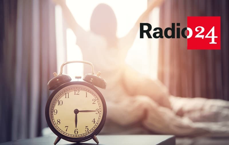 Claudio Tomella ospite su Radio 24 di "Obiettivo Salute Risveglio" nella puntata "Stress? No grazie"